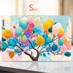 Lenovo Yoga 7 2- in-1 16Iml9 Laptop Skina Tree&#39;s Spectrum of Life Design for Legion Yoga Thinkpad Thinkbook Ideapad Series