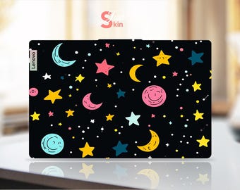 Lenovo Computer Skin Colorful Starry Sky Design Customizable Vinyl Decal for Legion Yoga Thinkpad Thinkbook Ideapad Series