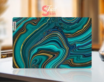 Vinilo adhesivo para portátil Lenovo, Thinkpad, textura de mármol verde personalizada para Legion Yoga, Thinkpad, Thinkbook, Ideapad.