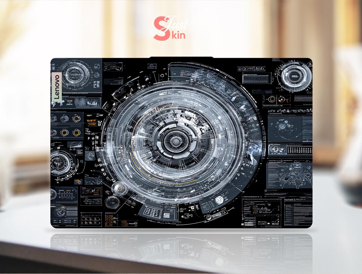 Lenovo Thinkpad T14 Gen 5 Computer Skin Words of the Universe Customizable Gift Vinyl Decal for Legion Yoga Thinkbook Ideapad Series