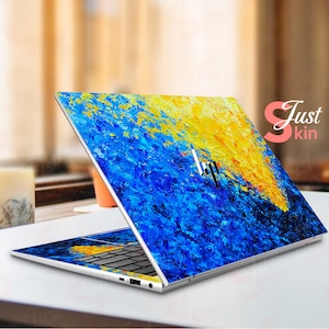 Hp Laptop Pavilion Pre-Cut Personalized Gift Abstract Painting Vinyl Decal for Spectre Envy Pavilion Victus Omen Zbook Elite Probook