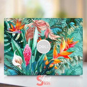 Dell Precision Skin, Customizable Full Coverage Plant Pattern, Actcha Green Vinyl Decal Fits Dell Xps Latitude Inspiron Vostro Precisio