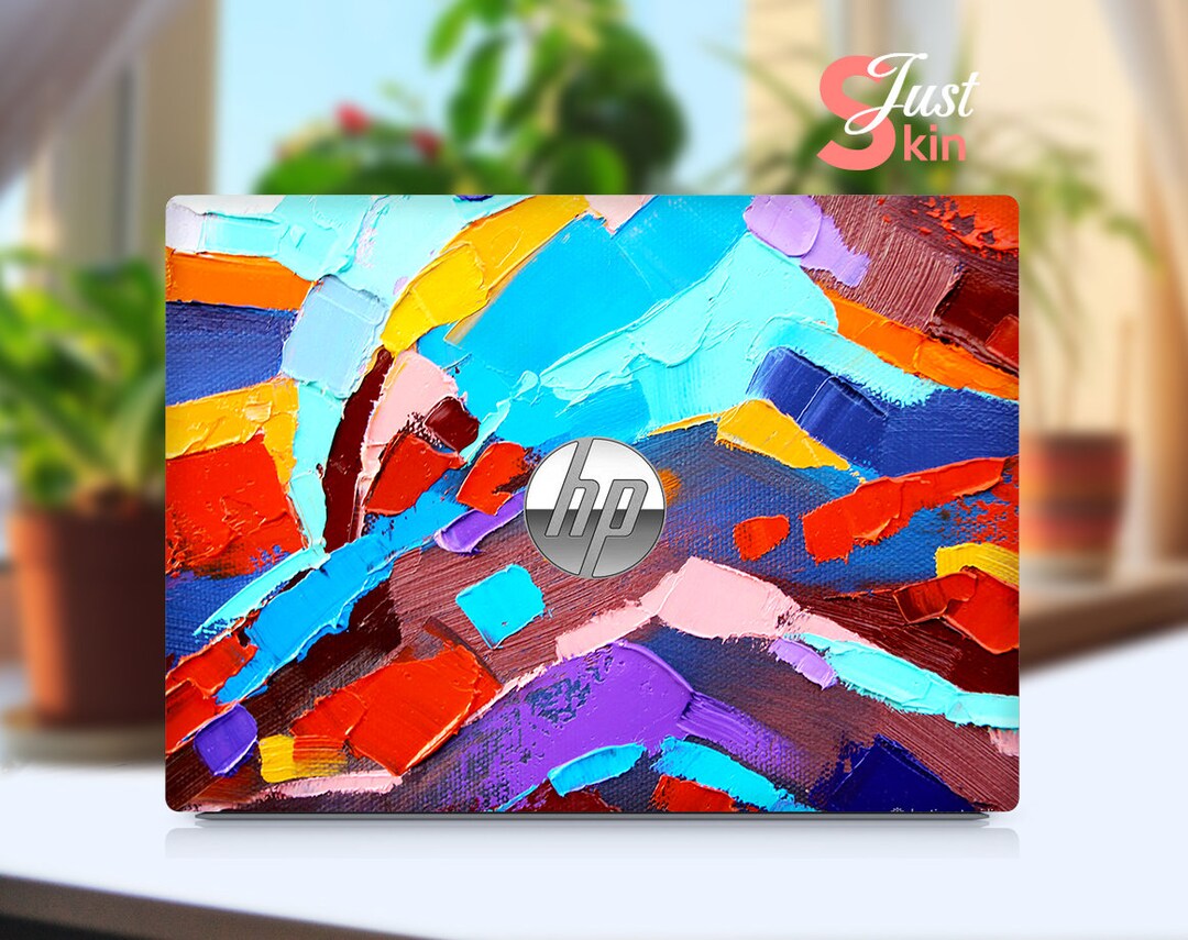 Hp Laptop Skin,hp 14S Laptop Skin,personalized Colorful Oil Painting