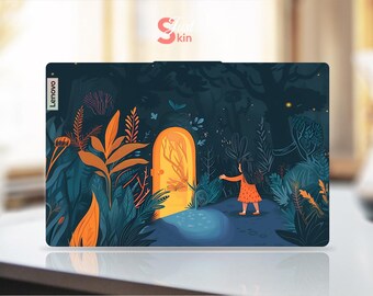 Lenovo Computer Skin Home Girl Pattern Unique Custom Gift Vinyl Decal for Legion Yoga Thinkpad Thinkbook Ideapad Series