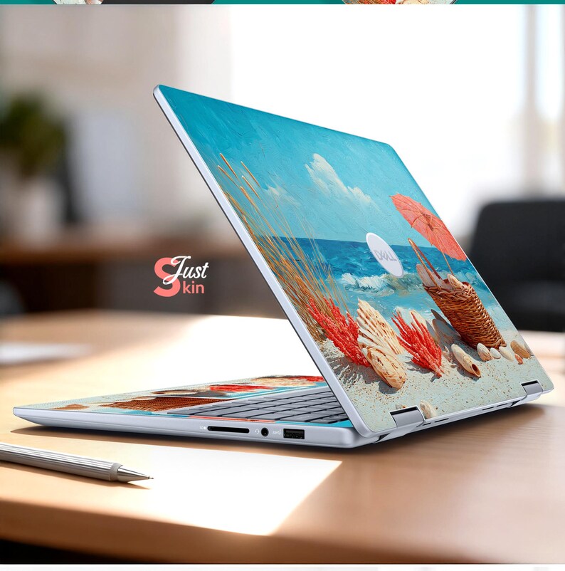 Dell Pro 14 Plus Pb 14250 Laptop Decal MacBook Accessories Lenovo Skin Hp Stickers Beach Design for Xps Yoga Ideapad Probook Birthday Gifts image 11