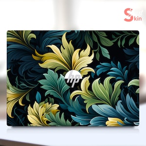 Hp Laptop Skin,14 Laptop Bottom Skin,Personalized Flower Vinyl Decal for Spectre Envy Pavilion Victus Omen Zbook Elite Probook