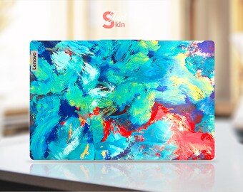Lenovo Skin, Customization Vinyl Sticker, Personalized Green Rendering Design Vinyl Decal For Legion Yoga Thinkpad Thinkbook Ideapad Series