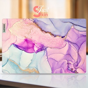 Lenovo Laptop Skin,Lenovo Yoga Keyboard Skin,Personalized Marble Texture Vinyl Decal for Legion Yoga Thinkpad Thinkbook Ideapad Series