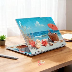 Dell Pro 14 Plus Pb 14250 Laptop Decal MacBook Accessories Lenovo Skin Hp Stickers Beach Design for Xps Yoga Ideapad Probook Birthday Gifts image 1