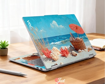 Dell Pro 14 Plus PB 14250 laptopsticker Macbook-accessoires Lenovo Skin HP Stickers Beach Design voor XPS Yoga Ideapad Probook Verjaardagscadeaus