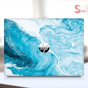 Hp Laptop Skin,Hp Omen 15 2020,Personalized Wave Ripples Vinyl Decal For Spectre Envy Pavilion Victus Omen Zbook Elite Probook