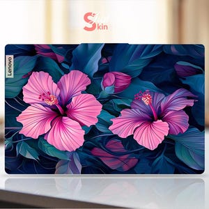 Lenovo Laptop Skin Protector Personalized Aesthetic Gift Realistic 3D Peony Flower Design for Legion Yoga Thinkpad Thinkbook Ideapad Series