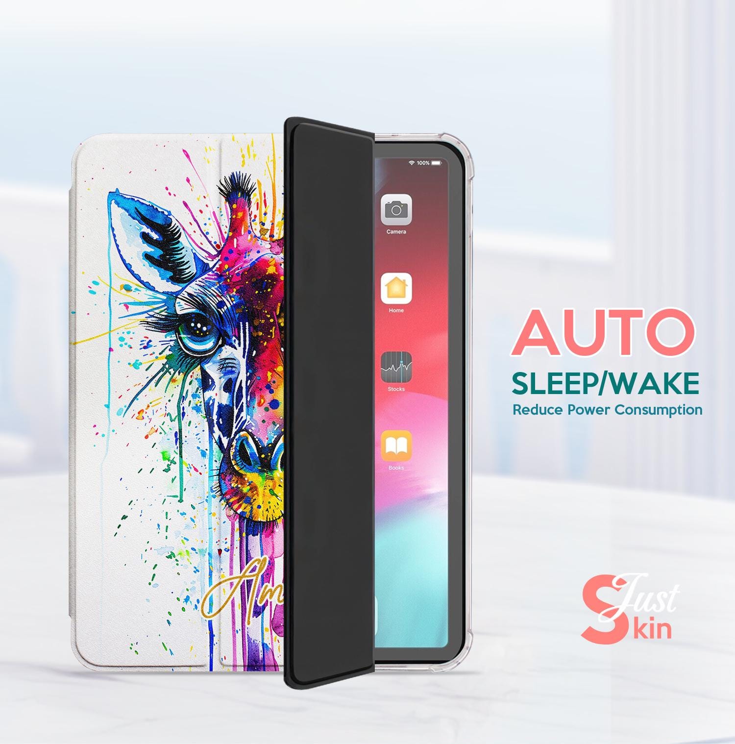 IPad Case Rubber Cover iPad Accessories Fine Art Gift Painted