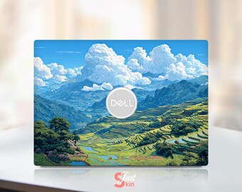 Naklejka na laptopa Dell Inspiron 5431 z wyciętym pełnym pokryciem i krajobrazem, winylowa, pasuje do Dell XPS Latitude Inspiron Vostro Precisio