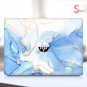 Hp 15-DY2702DX Laptop Custom Skin,Pre-Cut Personalized Marble Texture Vinyl Decal for Spectre Envy Pavilion Victus Omen Zbook Elite Probook