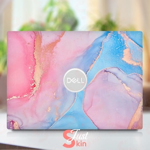 Custom Skins for Dell Laptops Pre-Cut Full Coverage Colored Marble Texture Vinyl Decal Fits Dell Xps Latitude Inspiron Vostro Precisio