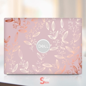 Dell Pro 16 Pc16250 Laptop Wrap Floral Decals Rose Gold Best Friend Gift Fits Dell Xps Latitude Inspiron Vostro Alienware Precision