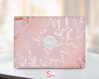 Dell Pro 16 Pc16250 Laptop Wrap Floral Decals Rose Gold Best Friend Gift Fits Dell Xps Latitude Inspiron Vostro Alienware Precision