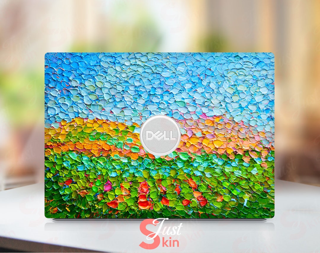 Dell Laptop Skin Dell Xps 15 9510 Precut Full Coverage Abstract Oil Painting Vinyl Decal Fits