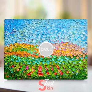 Dell Laptop Skin Dell Xps 15 9510 Pre-Cut Full Coverage Abstract Oil Painting Vinyl Decal Fits Dell Xps Latitude Inspiron Vostro Precisio