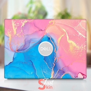 Personalize Gifts Dell Xps Skin Pre-Cut Full Coverage Marble Texture Paiting Vinyl Decal Fits Dell Xps Latitude Inspiron Vostro Precisio