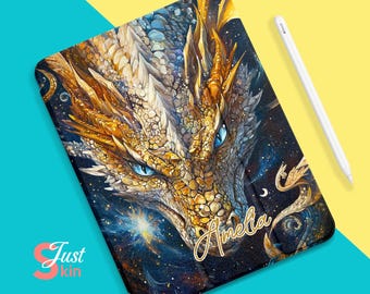 Ipad Cover Dragon Cosmic for Mother for 10.9 10.5 10.2" Ipad 10/9/8/7Th Air 5/4, Pro 12.9/11" Inch Mini 6/5/4 Case Cover 2022/2021/2020