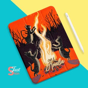 Cartoon Squirrels' Campfire Ipad 10 Case Protective Cover Ipad Accessories for Pro 2022 11" Ipad 10 2022 10.9" Ipad Air 1 2-9.7" Ipad Pro
