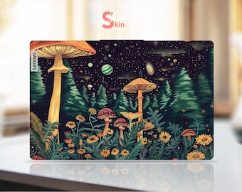 Lenovo Laptop Sticker Mushroom Design Custom Gift Vinyl Decal for Legion Yoga Thinkpad Thinkbook Ideapad Series