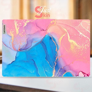 Lenovo Legion Skin Pre-Cut Personalized Gift Pink Abstract Marble Cute Vinyl Decal for Legion Yoga Thinkpad Thinkbook Ideapad Series