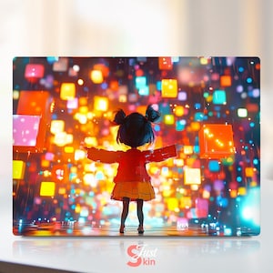 Dell Latitude 7450 Computer Hülle Magisches Mädchen Design Personalisierbares Geschenk Einzigartiger Vinyl Aufkleber passend für Dell Xps Latitude Inspiron