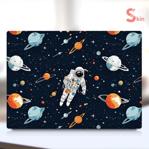 Hp Notebook Skin, Cool Gifts Unique Astronaut Planet Design Vinyl Decal for Spectre Envy Pavilion Victus Omen Zbook Elite Probook