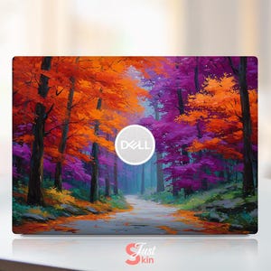Dell Latitude 5540 Laptop Protector, The Warmth of Fall Leaves Design Custom Vinyl Decal for Xps Latitude Inspiron Vostro Precisio
