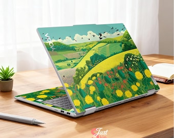 Groene HP Skin Dell Accessoires Lenovo Stickers Landelijk Leven Custom Vinyl Laptop Sticker voor Macbook Latitude Elitebook Thinkpad Asus Acer