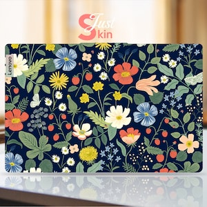 Lenovo Laptop Skin,Lenovo Yoga Keyboard Cover,Personalized Flowers Vinyl Decal for Legion Yoga Thinkpad Thinkbook Ideapad Series