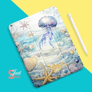 Ipad Case with Pencil Fantasy Seascape Pattern for Ipad Air-11&quot; Ipad Air 6-13&quot; Ipad Pro 2024-11&quot; Ipad Pro 2024-13&quot; Pro2022-11&quot;