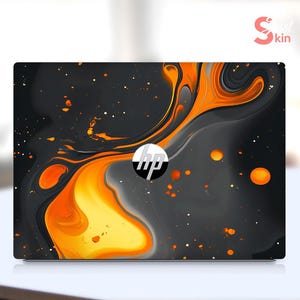 Hp Laptop Skins Protective Decals Personalized Gifts For Him Flowing Lava Pattern For Spectre Envy Pavilion Victus Omen Zbook Elite Probook