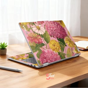 Hp Omnibook X Flip 16 Skin Macbook Stickers 14 Inches Personal Laptop Decal Hydrangea Pattern for Elitebook Dell Xps Lenovo Yoga Asus Acer