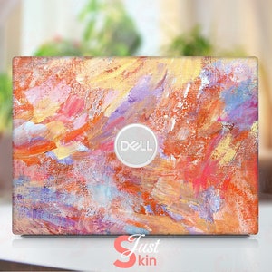 Dell Xps 15 9500 Skin Pre-Cut Full Coverage Abstract Paiting Vinyl Decal Fits Dell Xps Latitude Inspiron Vostro Precisio - Gift for Her