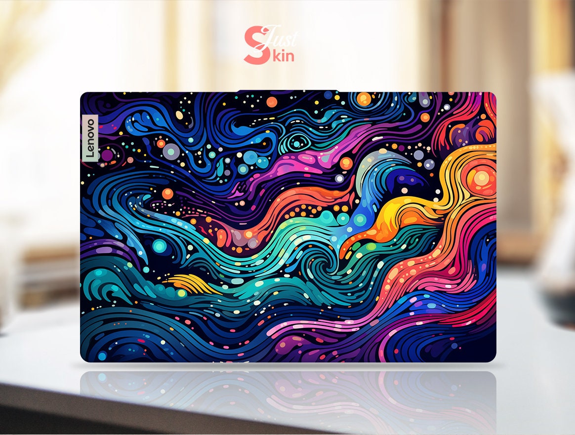 Lenovo Skin, Distinctive Cool Gift, Individualized Colorful Clouds Design Vinyl Decal For Legion Yoga Thinkpad Thinkbook Ideapad Series