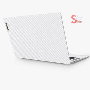 Lenovo Yoga Laptop Solid Color Decal Fiber White Design Gift for Legion Thinkpad Thinkbook Ideapad Series