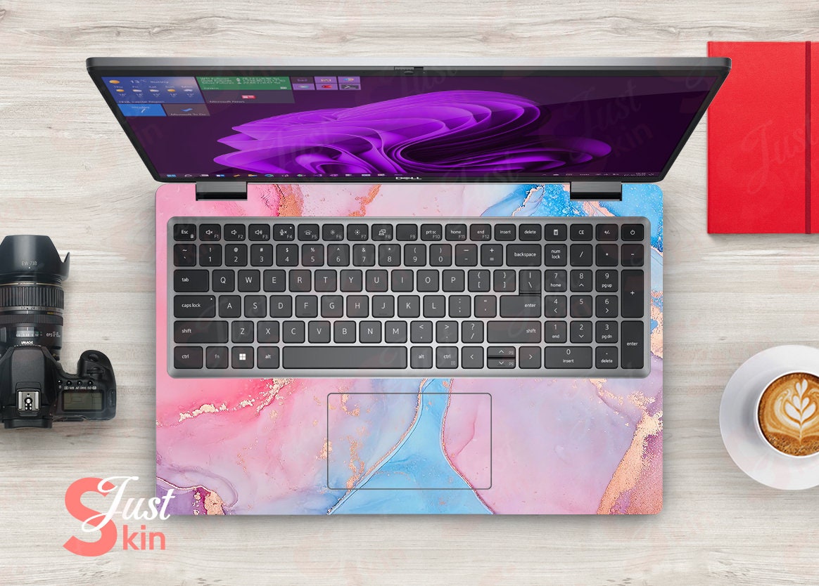 Custom Skins for Dell Laptops Precut Full Coverage Colored Etsy