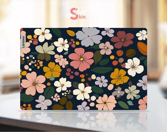 Lenovo laptop skin bloemontwerp betekenisvol cadeau aanpasbare vinyl sticker voor Legion Yoga Thinkpad Thinkbook Ideapad-serie