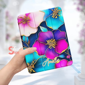 Ipad Pro Case Composition  Aesthetic Purple Flower  Unique Gift For Ipad Pro 11 Ipad Air 4 Ipad Mini 6 Ipad 9 Ipad Pro 2024-13&quot; Series