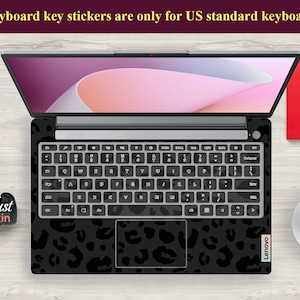 Stickers For Laptop, Unique Best Gift Leopard Print Design Cool Universal Vinyl Decal For Legion Yoga Thinkpad Thinkbook Ideapad Series zdjęcie 4