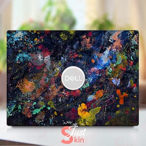 Dell Xps Skin, Laptop Accessories, Full Coverage Black Abstract Paiting Decal Fits Dell Xps Latitude Inspiron Vostro Alienware Precisio