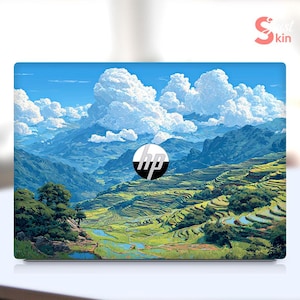 Hp Elitebook 840 14 Inch G11 Laptop Protector Personalized Fresh Landscape Design Vinyl Decal for Spectre Envy Victus Omen Zbook Probook