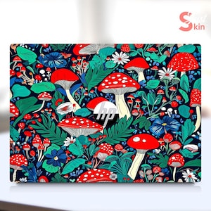 Hp Laptop Skin Protective Decals Personalized Gifts Fairy Tale Red Mushroom Design For Spectre Envy Pavilion Victus Omen Zbook Elite Probook