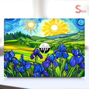 Hp Laptop Personalized Skin Protective Decal Christmas Gift For Friends Clear Blue Sky Design For Pavilion Victus Zbook Elite Probook Series