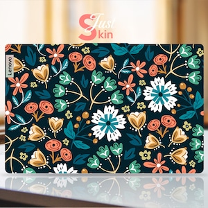 Lenovo Laptop Skin,Lenovo Thinkpad Stickers,Personalized Plants And Flowers Vinyl Decal for Legion Yoga Thinkpad Thinkbook Ideapad Series