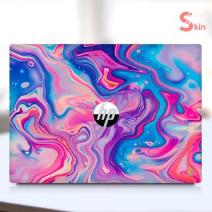 Laptop Decal For HP Personalized Colorful Pattern Vinyl Decal for Spectre Envy Pavilion Victus Omen Zbook Elite Probook